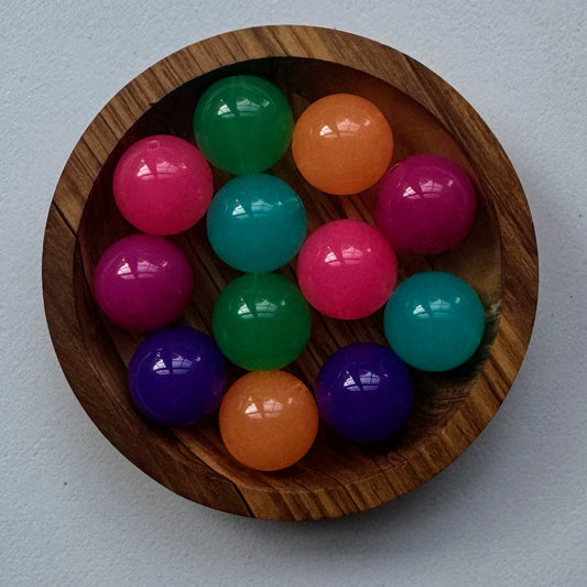 20mm Jelly Acrylic Beads