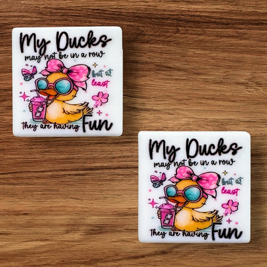 My Ducks May Not Be In A Row Focal (Custom)