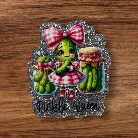 Pickle Queen Acrylic Flatback