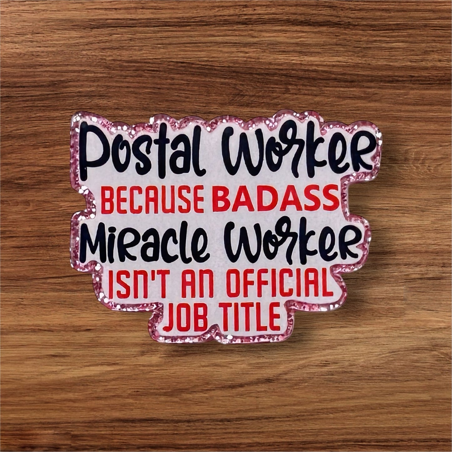 Postal Worker Acrylic Flatback