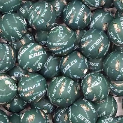 15mm Philadelphia Football Silicone Bead (Exclusive)