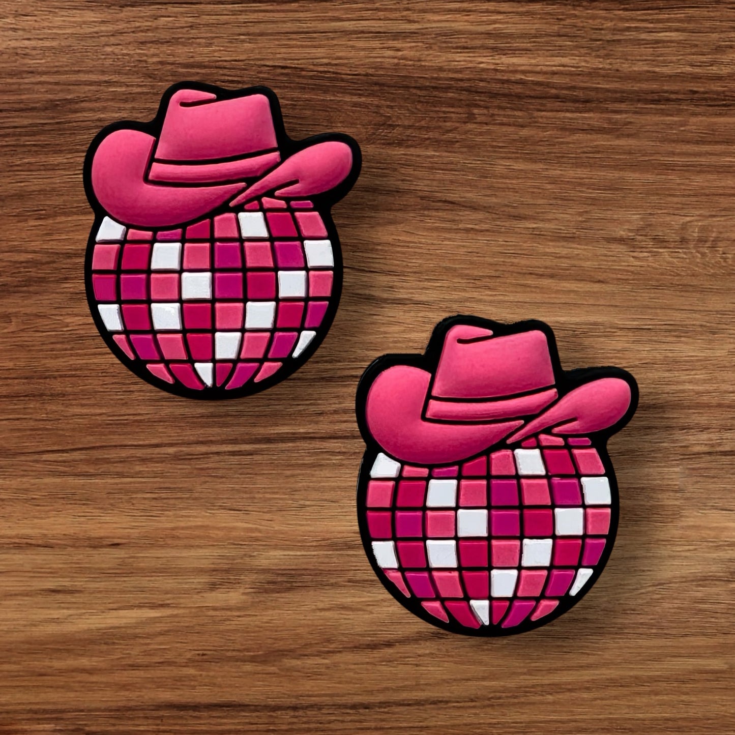 Disco Ball With Cowboy Hat Focal