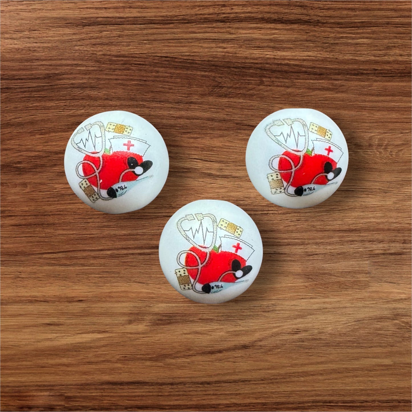 20mm Nurse Acrylic Bead