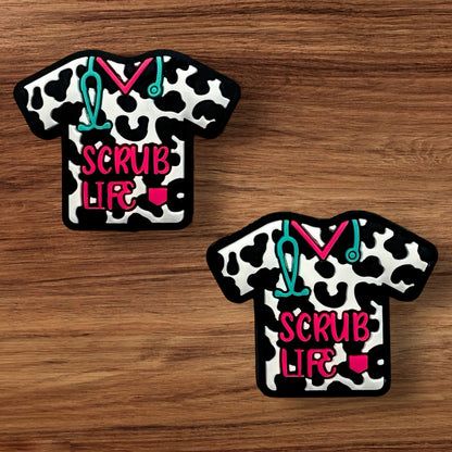 Animal Print Scrub Life Focal