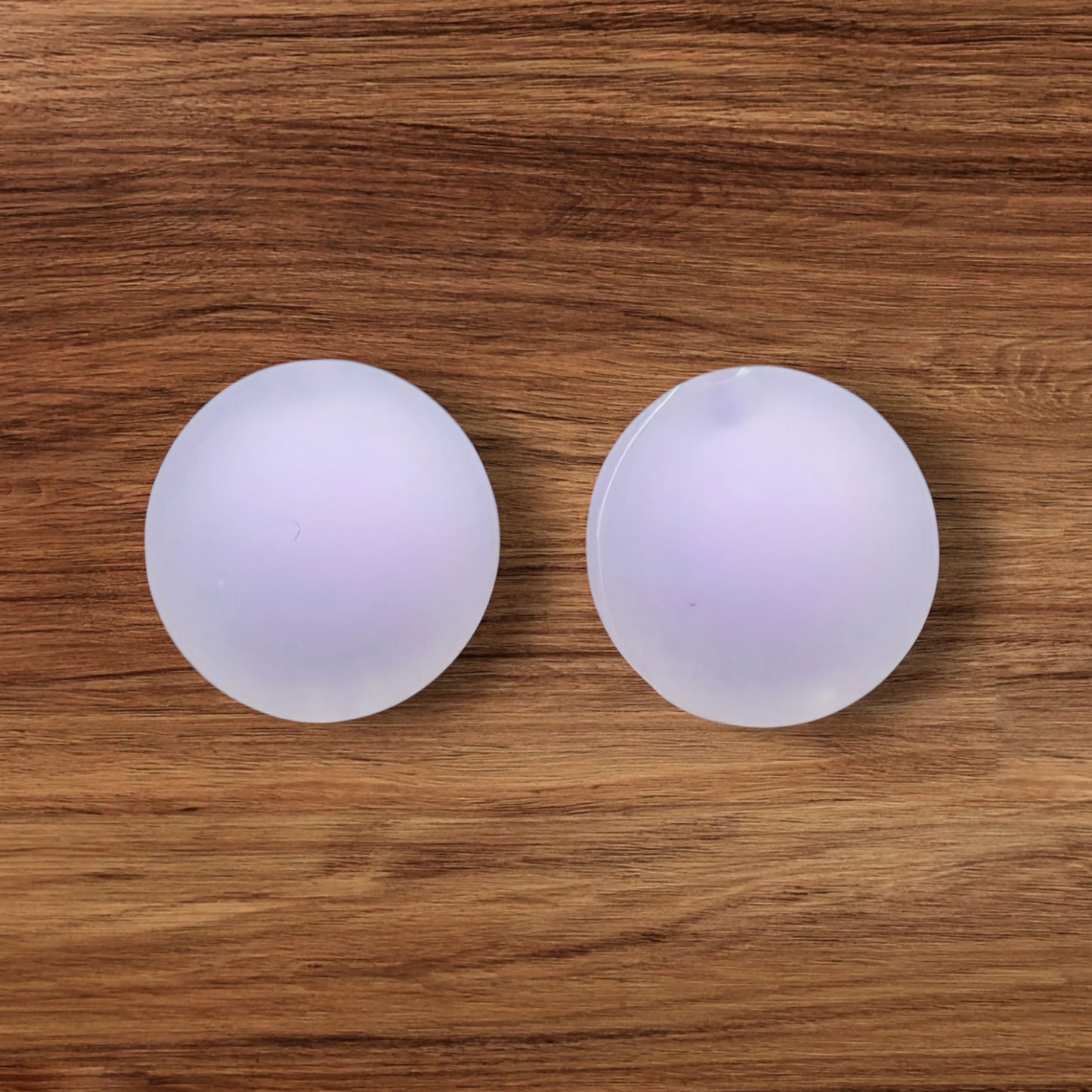 15mm Frosted Silicone Bead