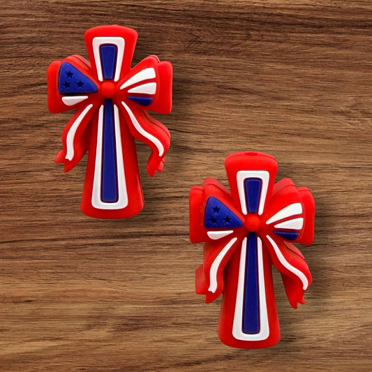 Patriotic Cross Focal