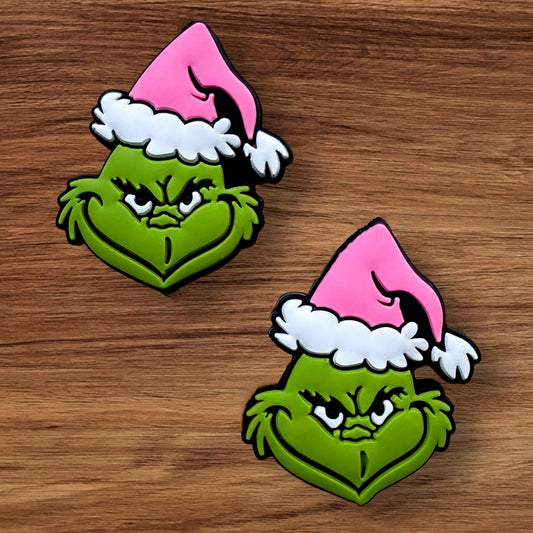 Green Guy In Pink Santa Hat Focal