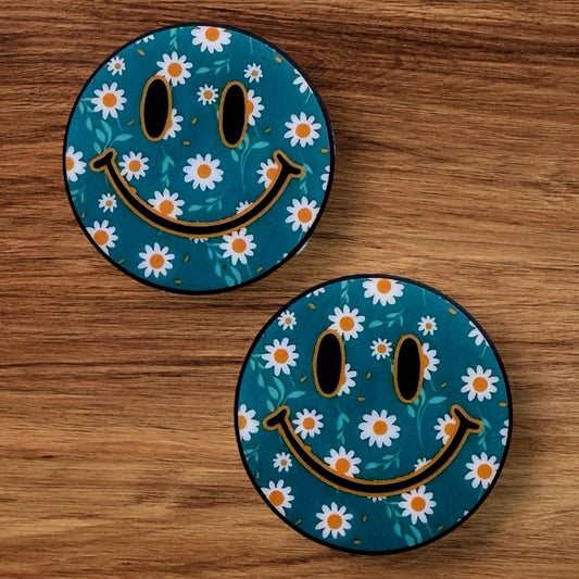 Floral Happy Face Focal (Custom)