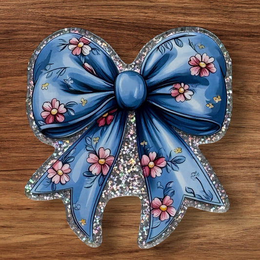 Floral Bow Acrylic Flatback