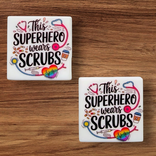 This Superhero Wears Scrubs Focal (Custom)