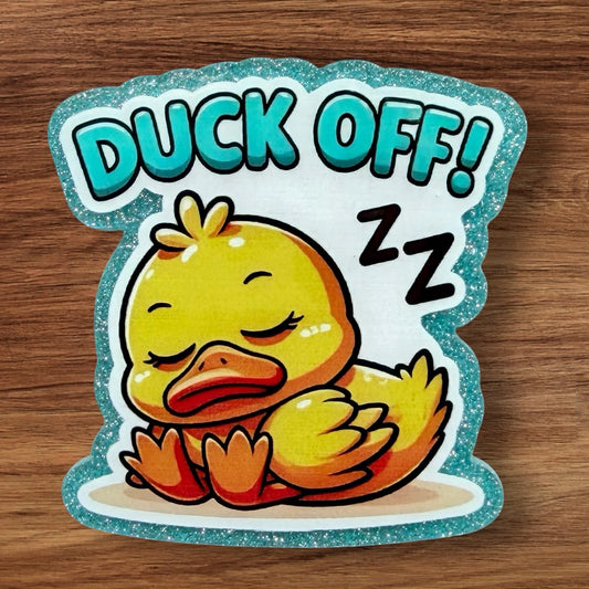 Duck Off Acrylic Flatback