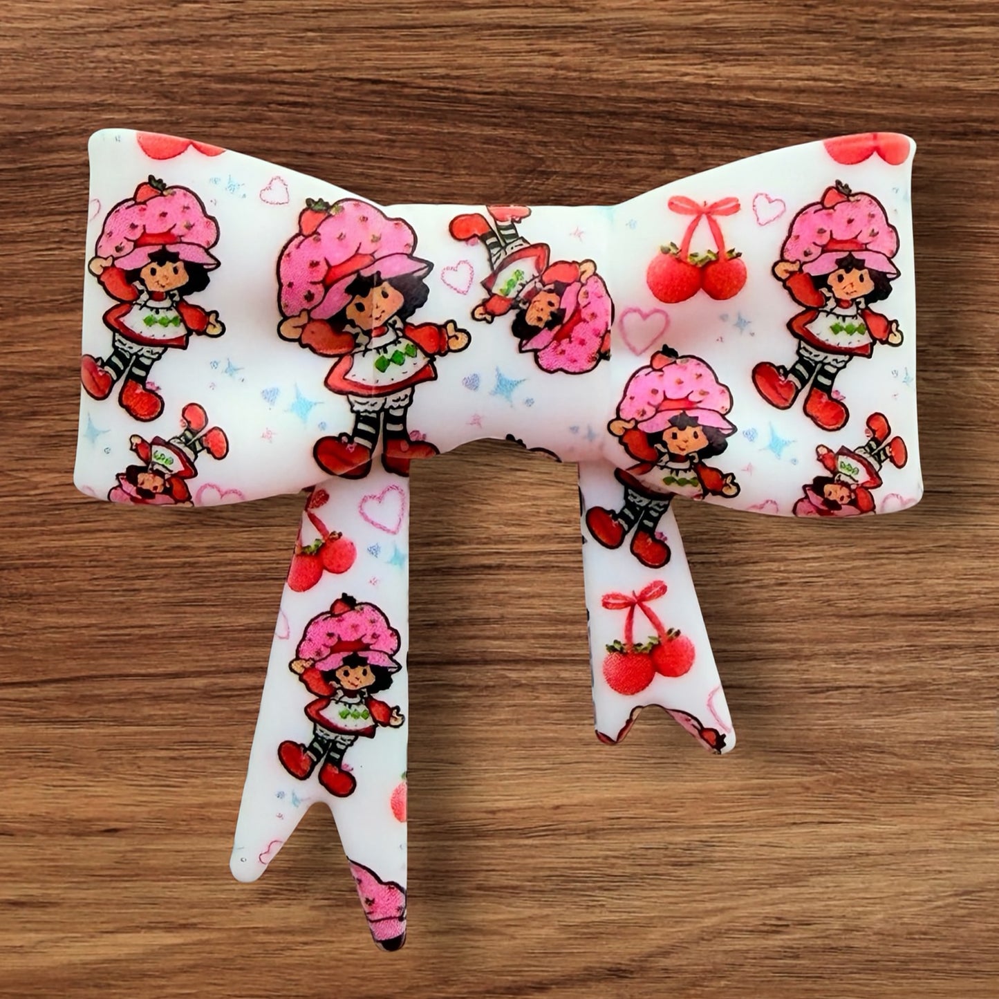 Strawberry Girl Bow Focal/Straw Topper (Exclusive)
