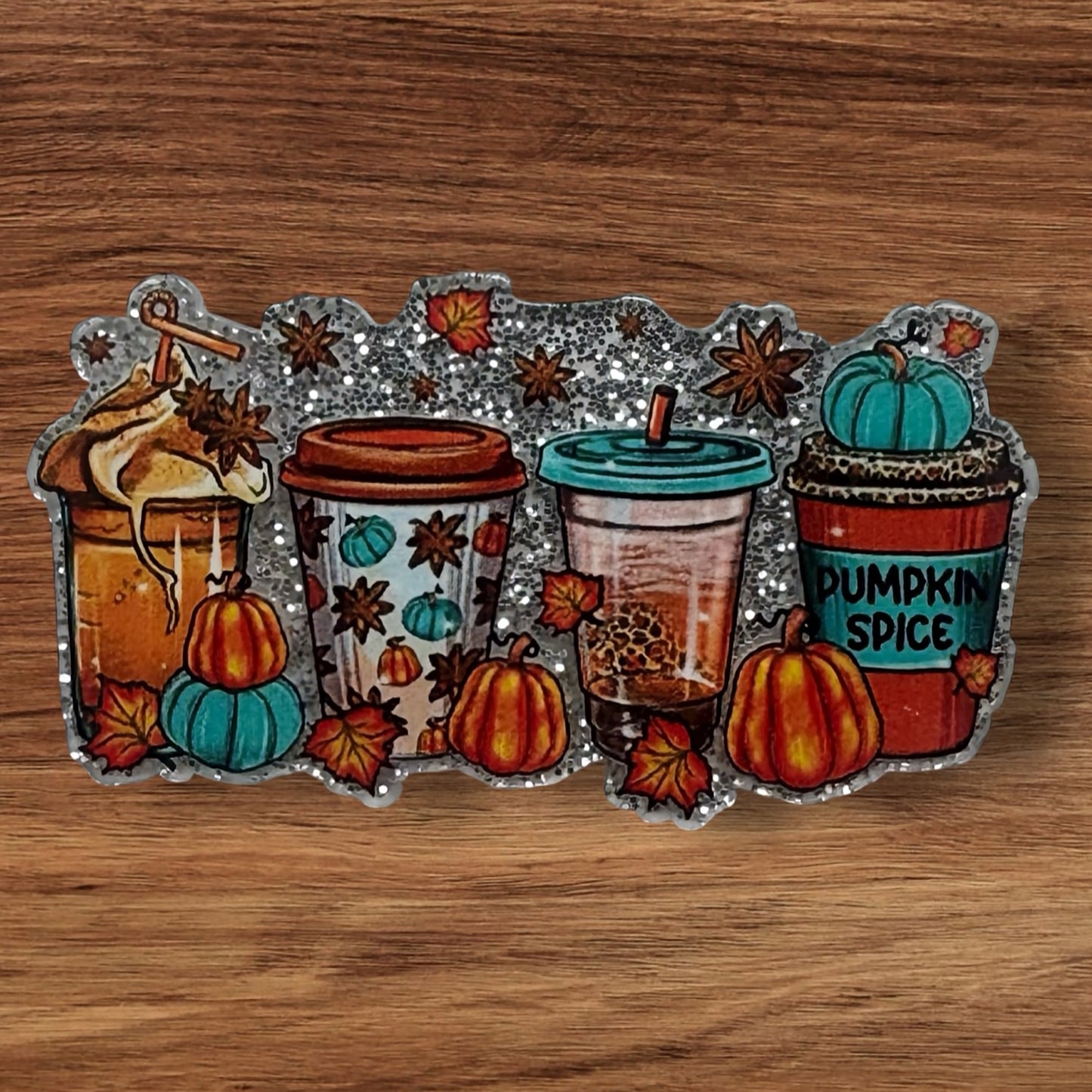 Pumpkin Spice Acrylic Flatback