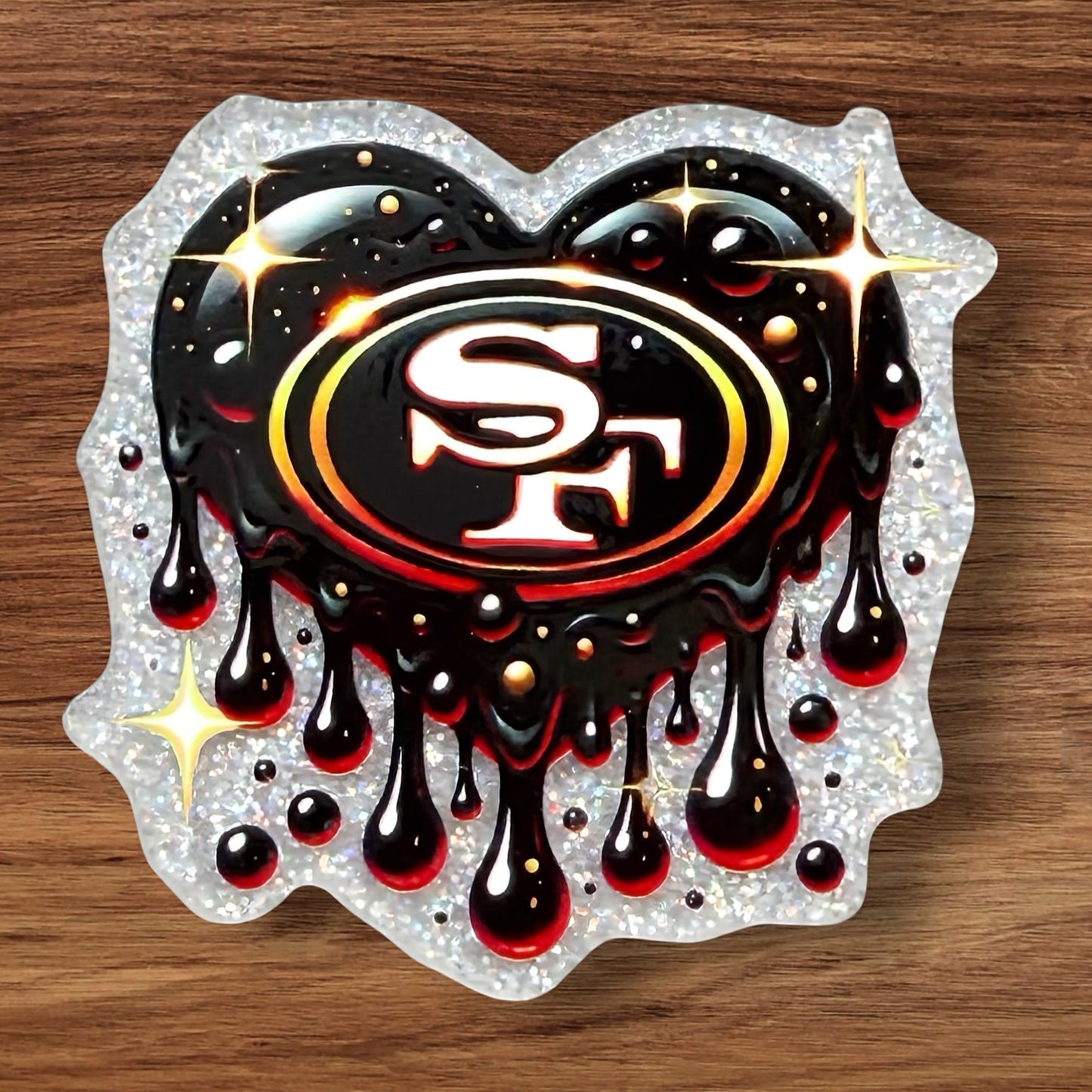 San Fransisco Football Acrylic Flatback