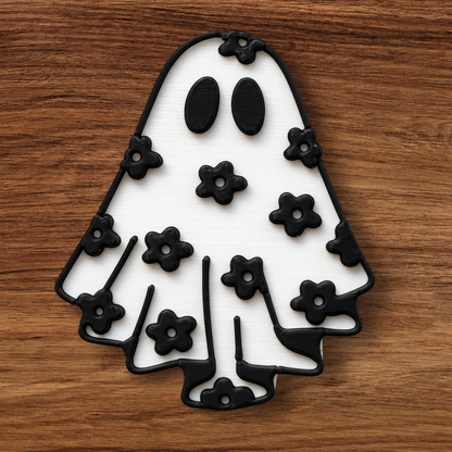 3-D Printed Ghost Straw Topper