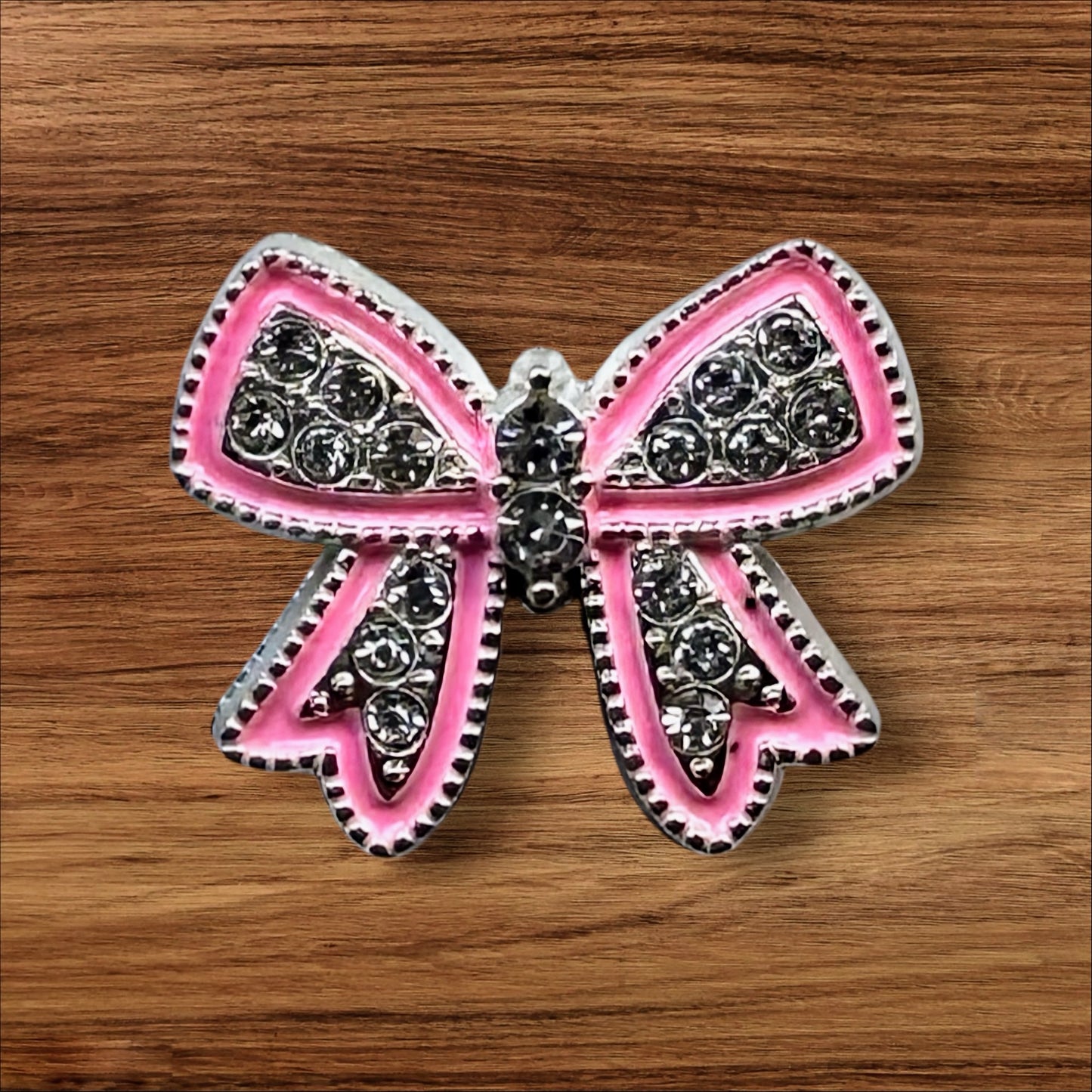 Sterling Silver & Rhinestone Bead