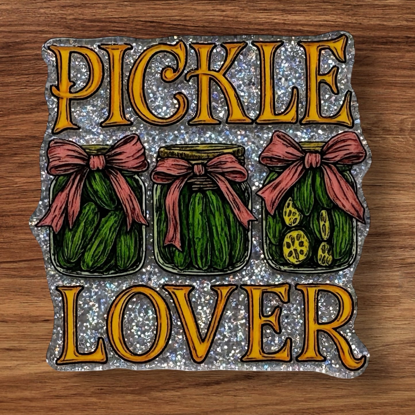 Pickle Lover Acrylic Flatback