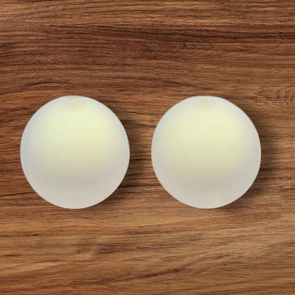 15mm Frosted Silicone Bead
