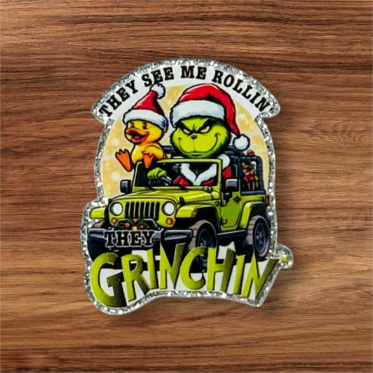 They See Me Rollin Acrylic Flatback