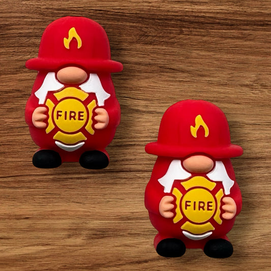 3-D Firefighter Gnome Focal