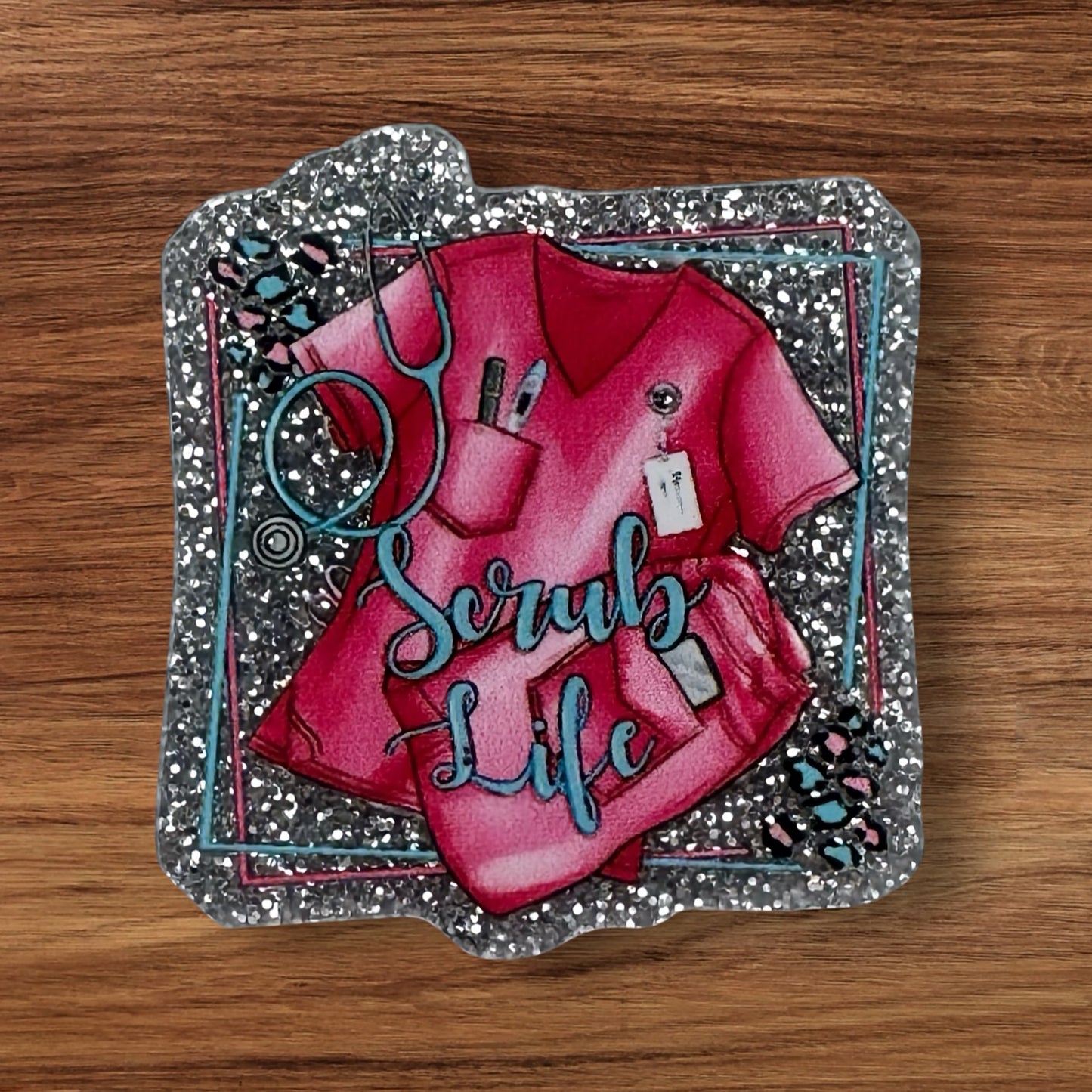 Scrub Life Acrylic Flatback