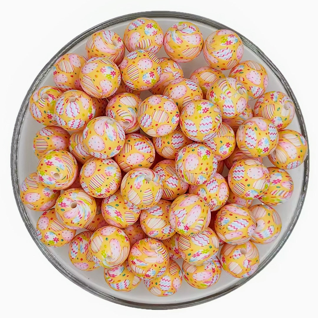 15mm Easter Silicone Bead #6