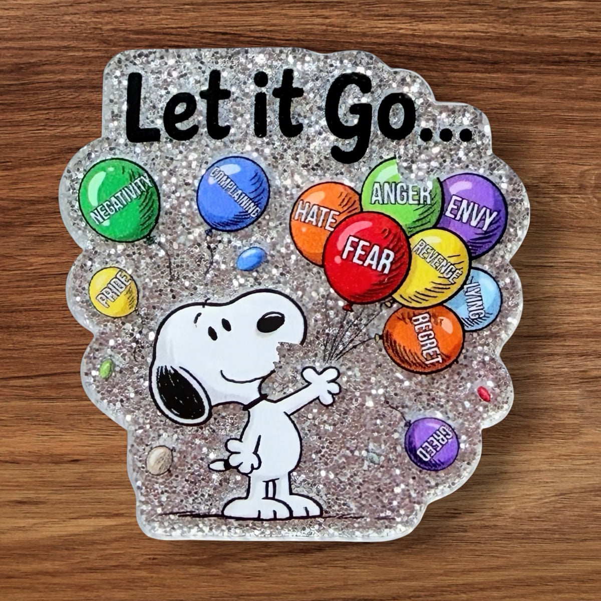 Let It Go Acrylic Flatback