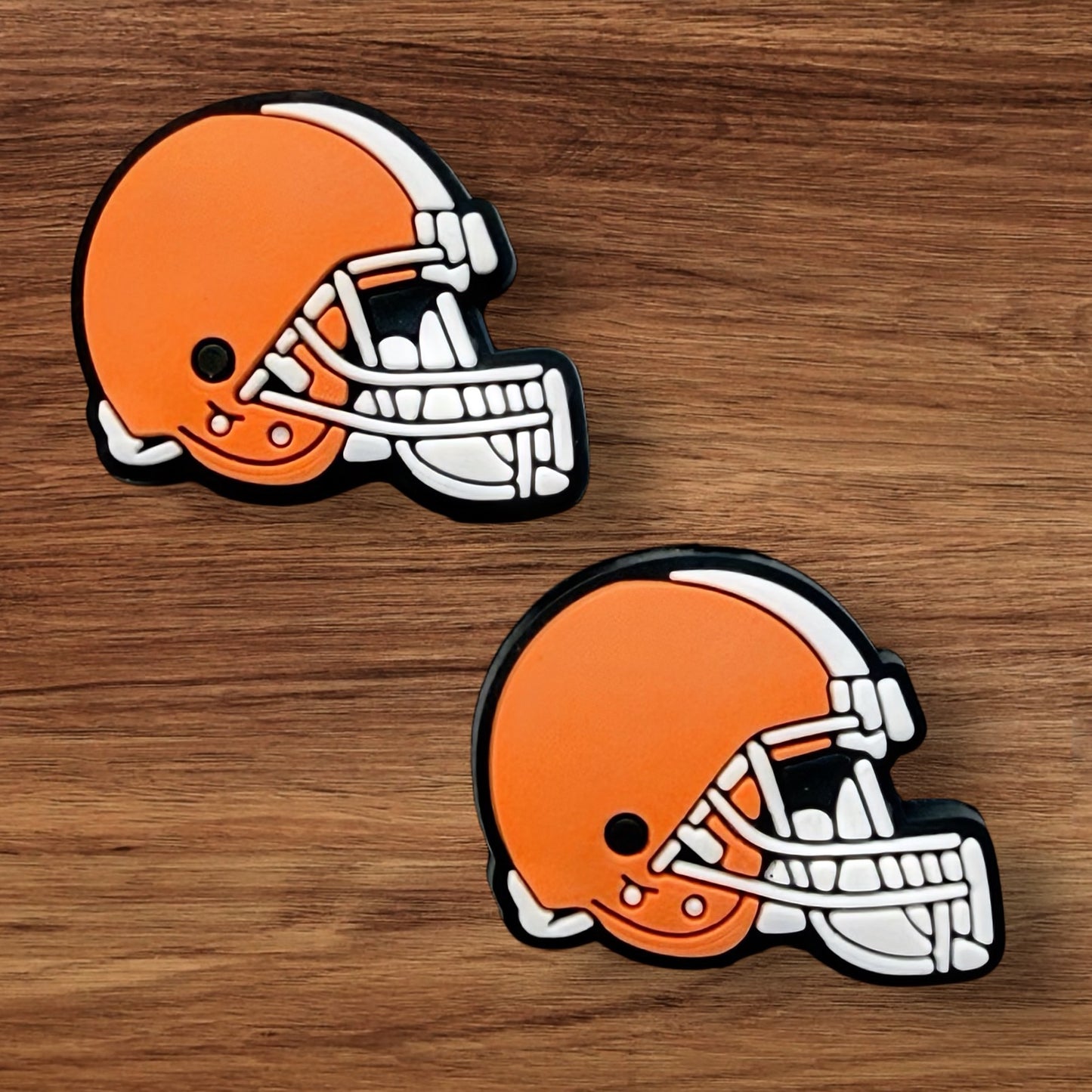 Orange Football Helmet Focal