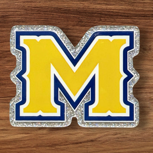 Michigan Football Acrylic Flatback