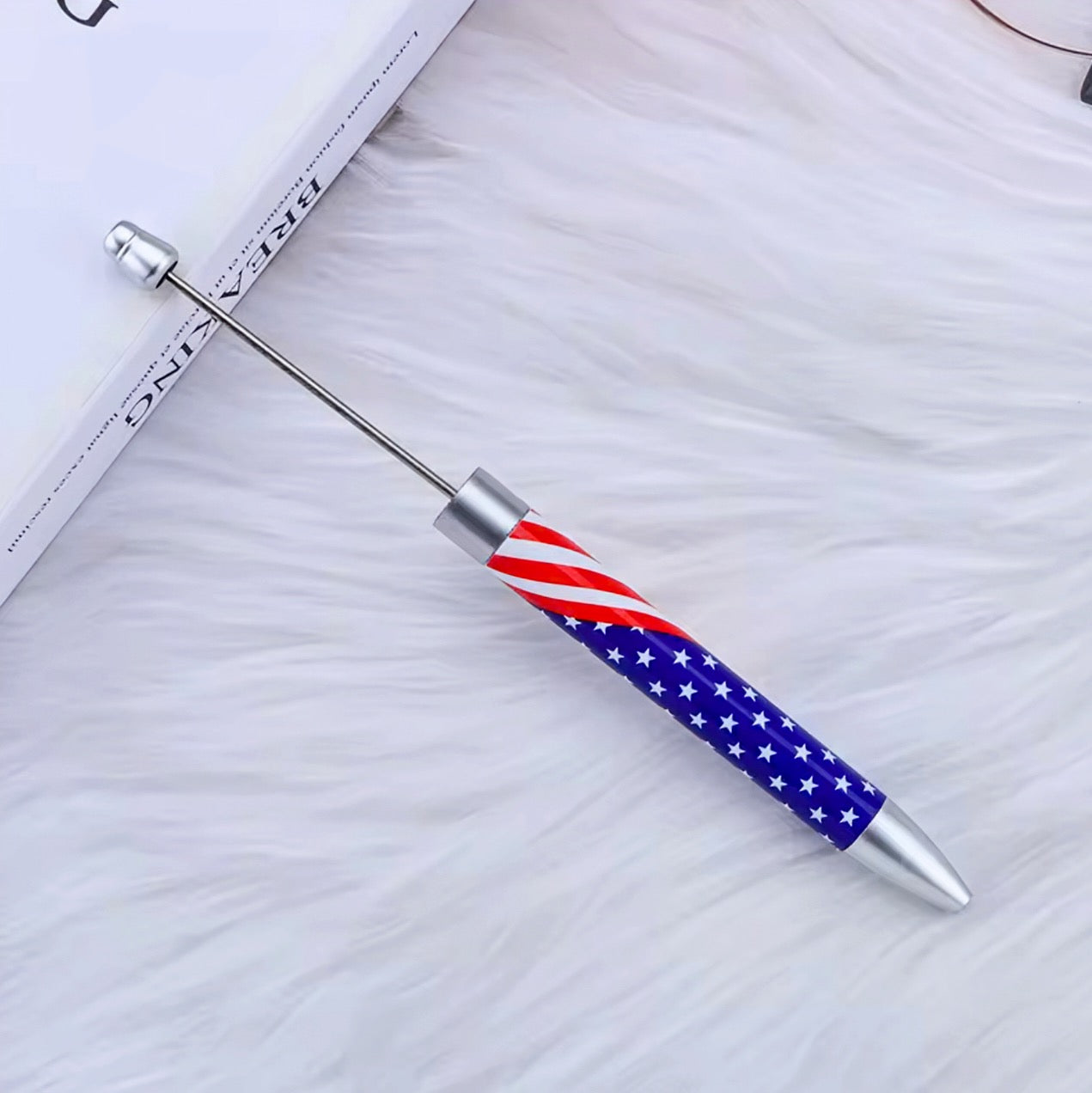 Beadable Patriotic Pens