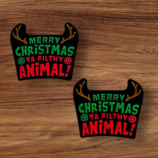 Merry Christmas Ya Filthy Animal Focal