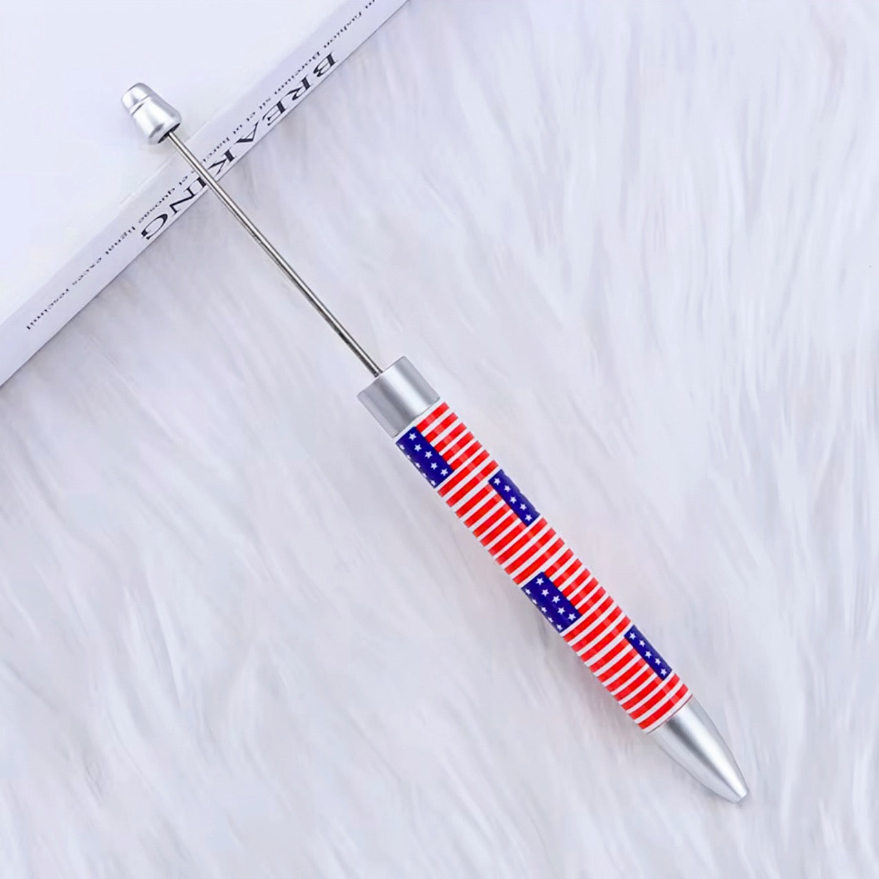 Beadable Patriotic Pens