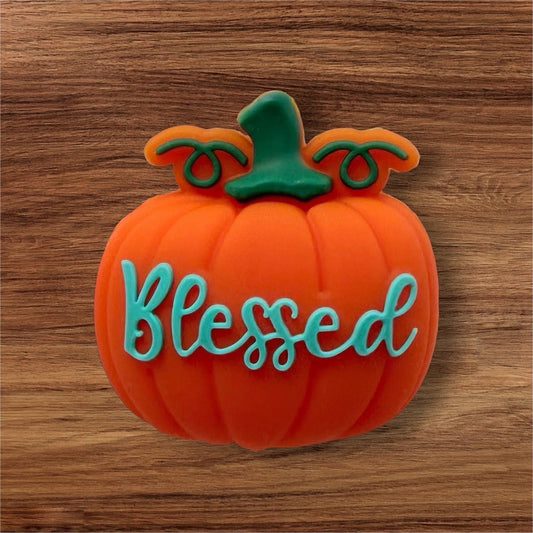 3-D Blessed Pumpkin Focal