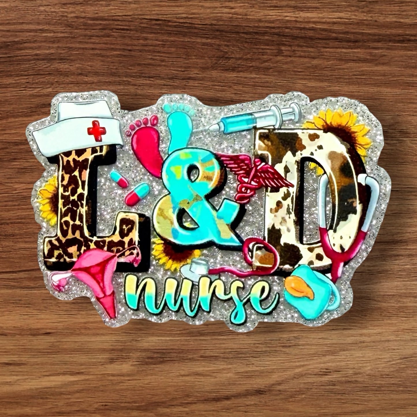 L&D Nurse Acrylic Flatback