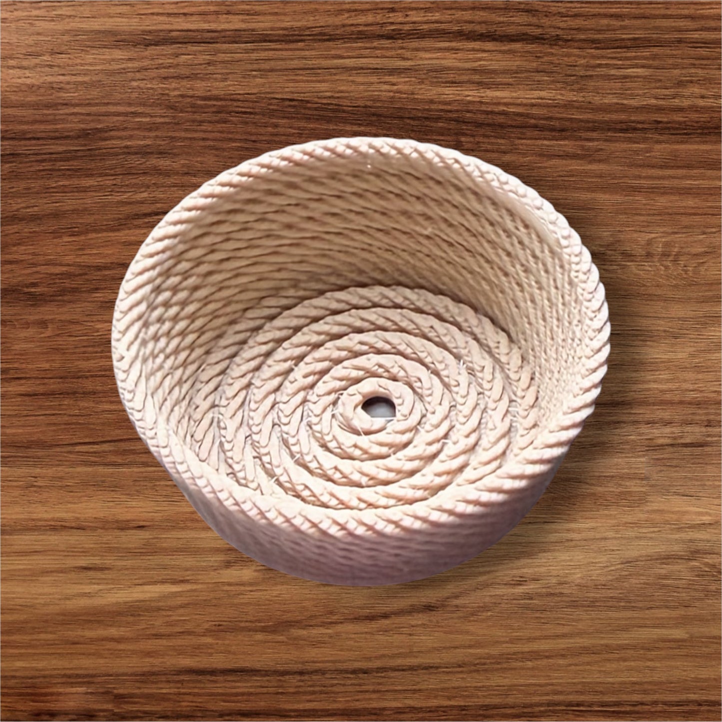 3-D Print 30mm Rope Basket Bead (Focal Not Included)