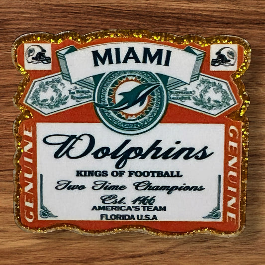 Football Acrylic Flatback