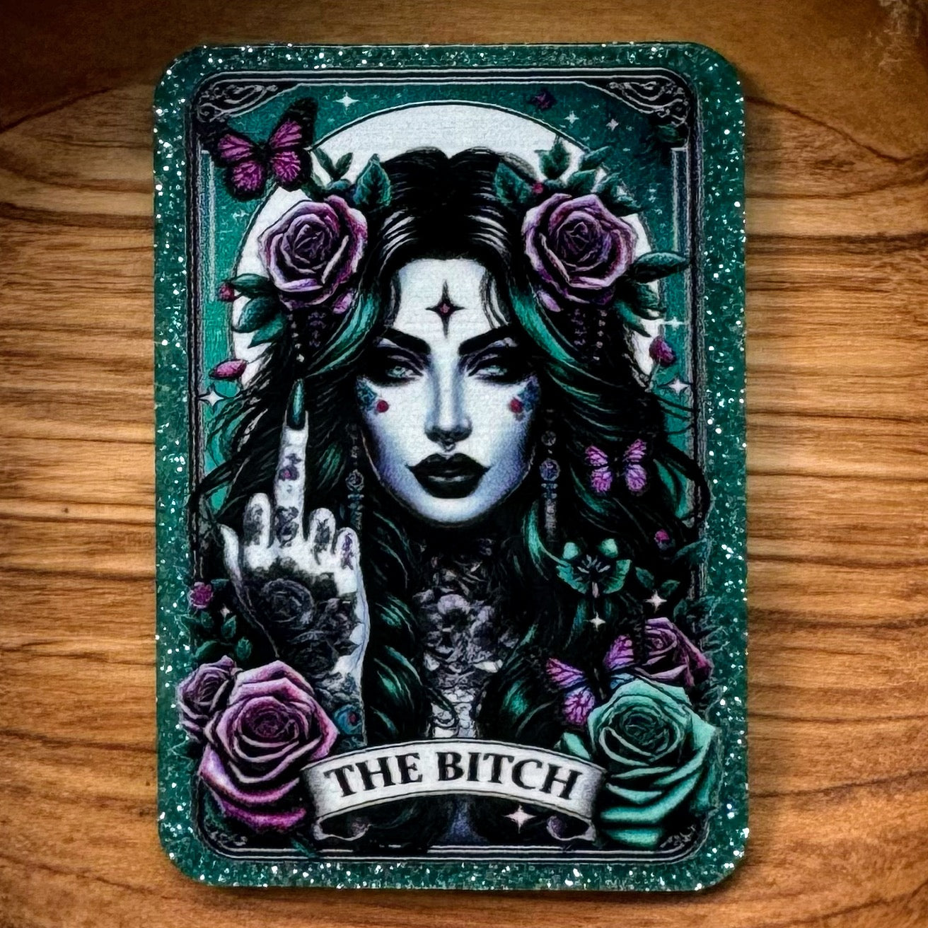 The Bitch Card Acrylic Flatback