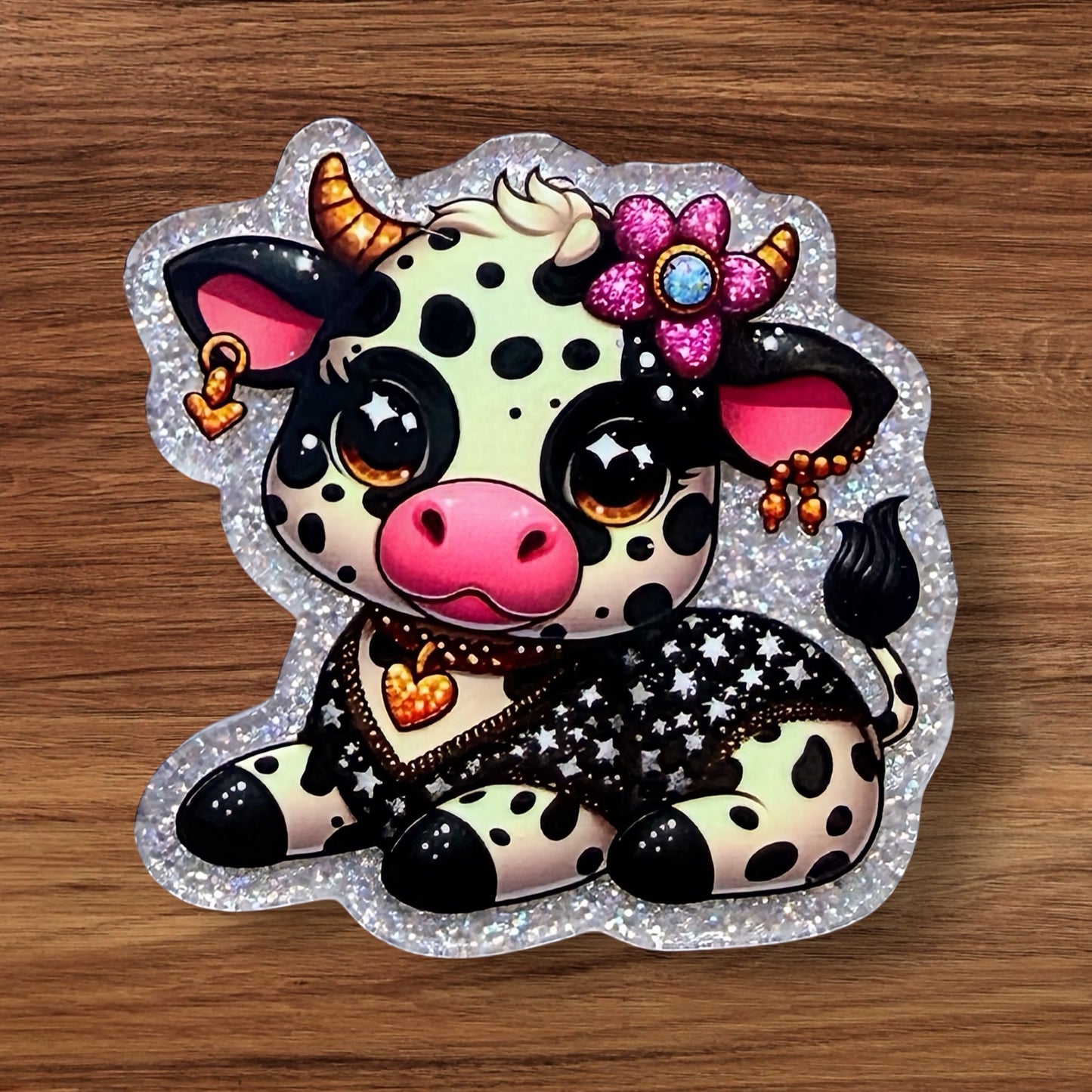 Sassy Cow Acrylic Flatback