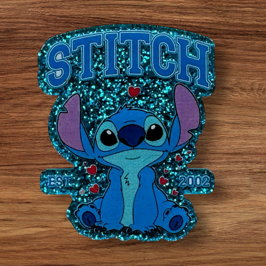 Blue Alien Acrylic Flatback