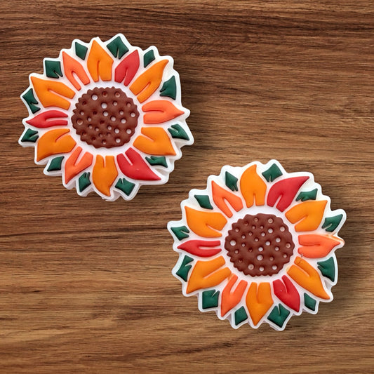 Multi color sunflower Focal