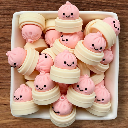 3-D Dumpling Focal (Pink)