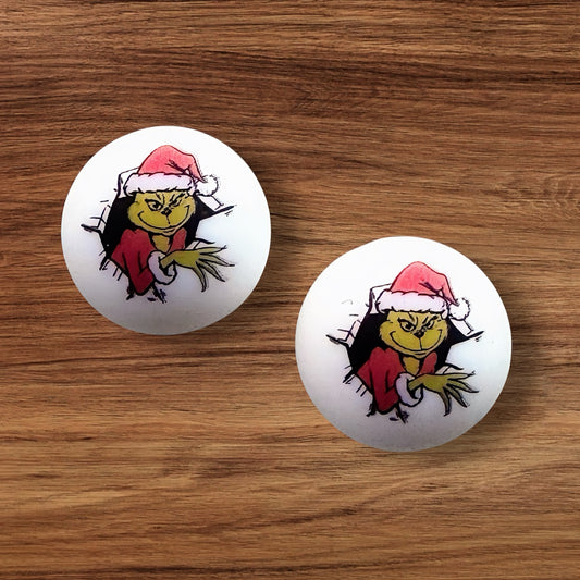 15mm Green Guy Silicone Bead