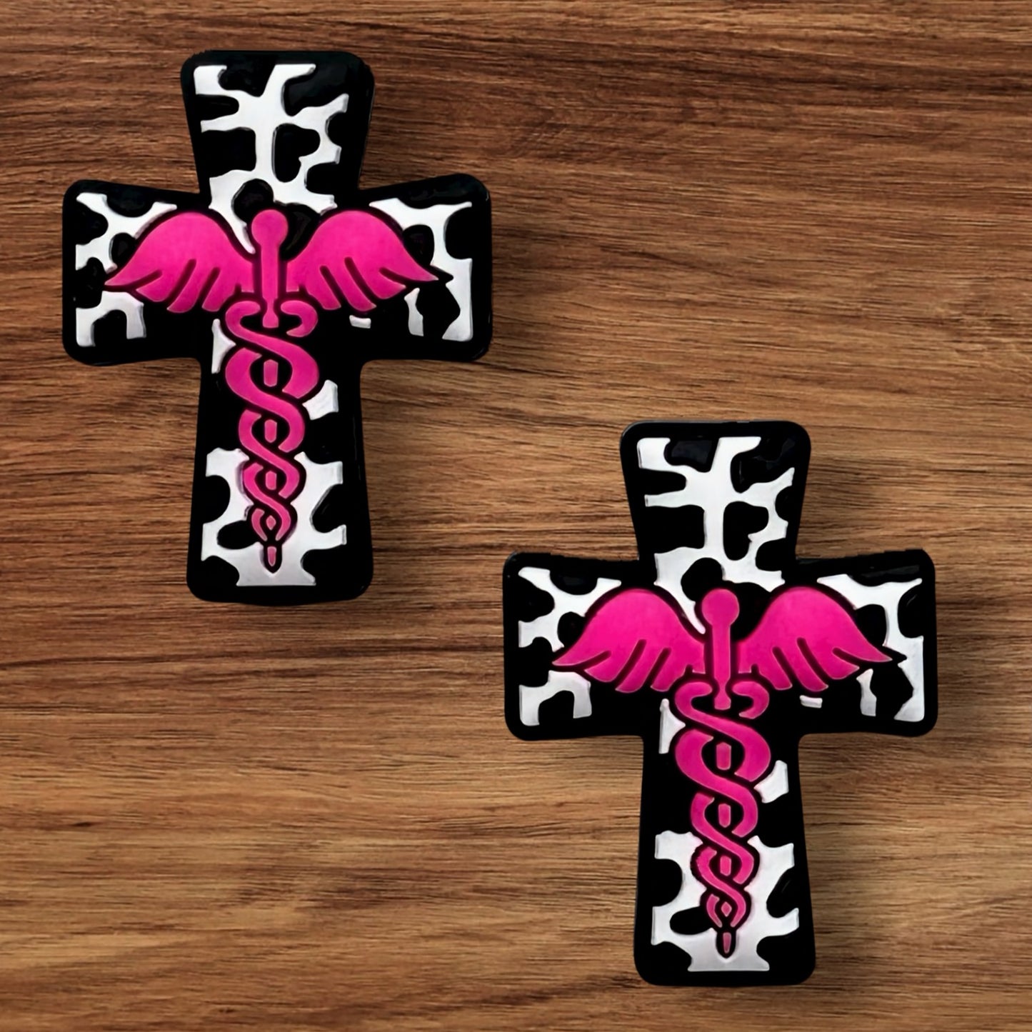 Cross With Medical Symbol Focal