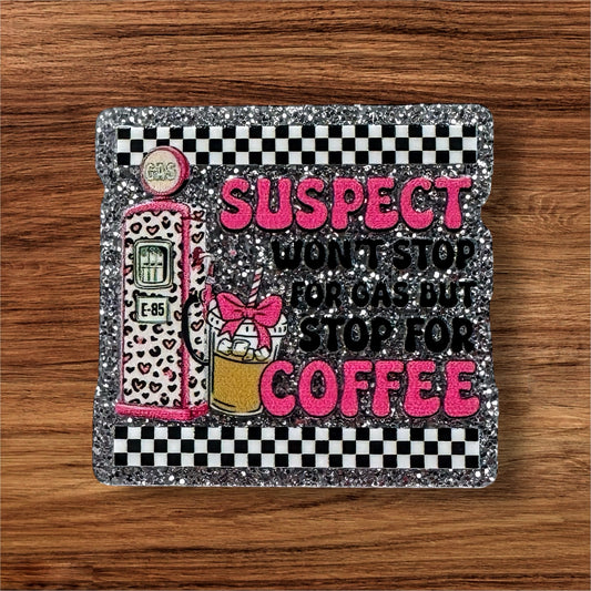 Suspect Acrylic Flatback