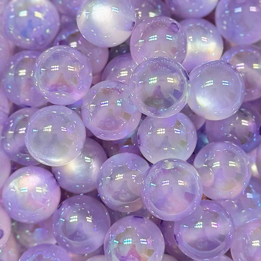 16mm Light Purple Jelly Acrylic Bead