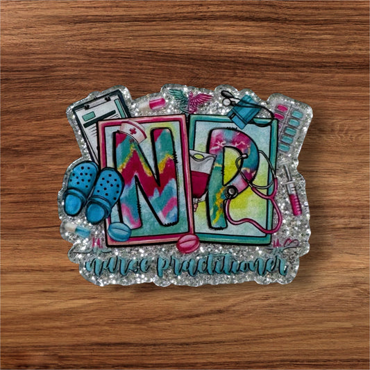 Nurse Practitioner Acrylic Flatback