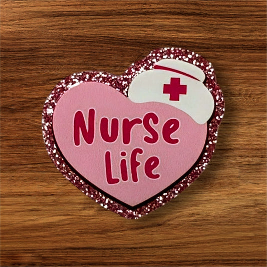 Nurse Life Acrylic Flatback