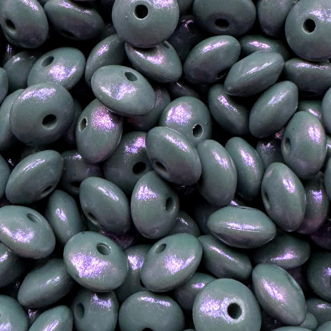 12mm Opal Lentil Bead