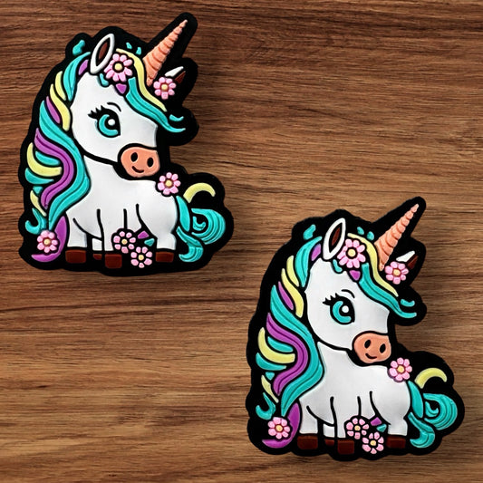 Floral Unicorn Focal