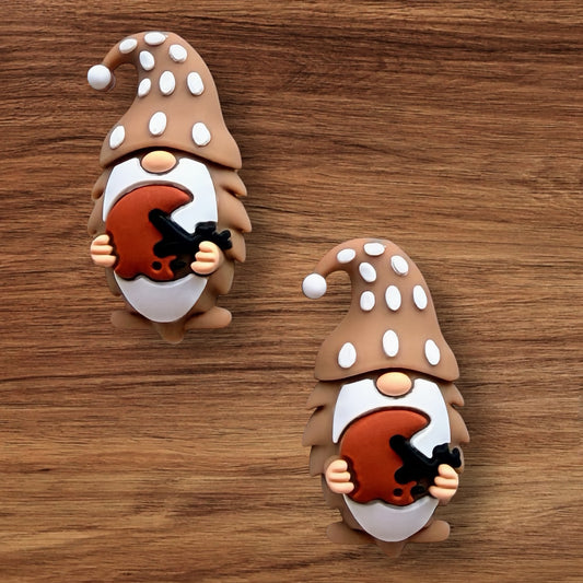 3-D Gnome With Football Helmet Focal